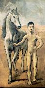 pablo picasso Boy Leading a Horse oil